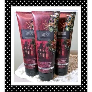 Bath & Body Works VAMPIRE BLOOD Ultimate Hydration Body Cream x3 Plum Berries